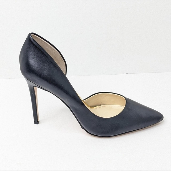 Jessica Simpson Women's Black Leather Heels - Picture 2 of 6